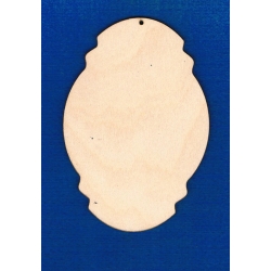 Tabliczka 12,5x8,5cm z otworem, zawieszka ozdobna , deseczka / SKLEJKA #3mm